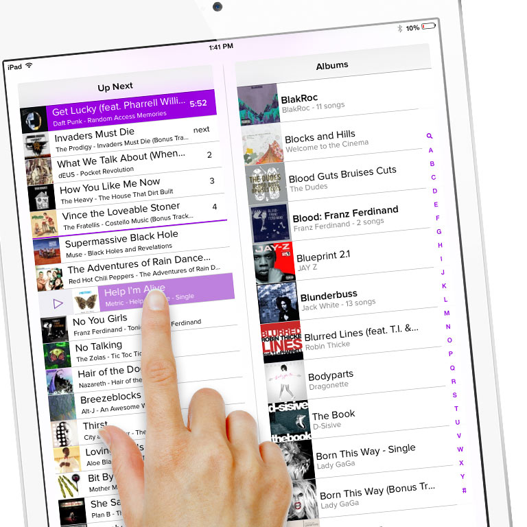 Party Monster, a queueing DJ app for iPhone and iPad